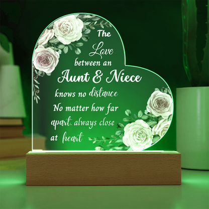 Beautiful Aunt and Niece Gift – Loving Message to Celebrate Family and Friendship