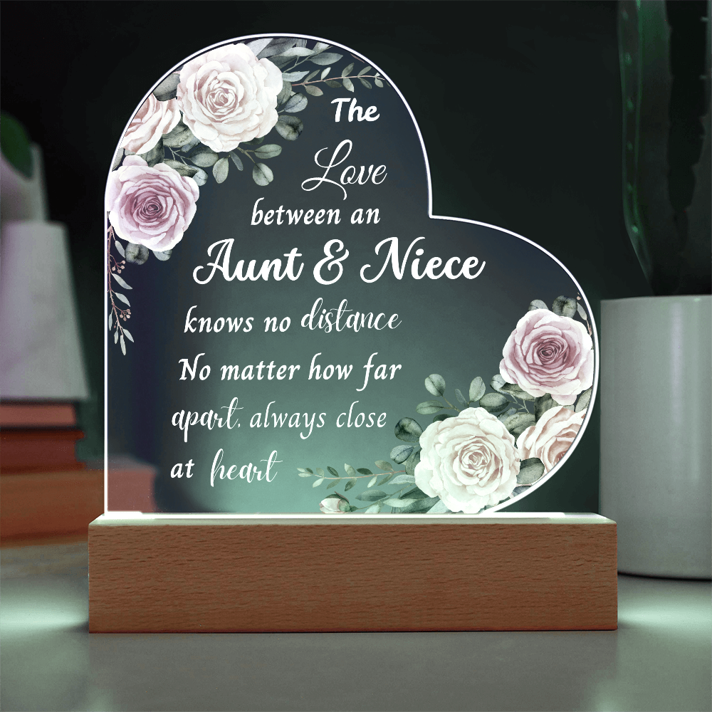 Beautiful Aunt and Niece Gift – Loving Message to Celebrate Family and Friendship