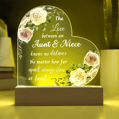 Beautiful Aunt and Niece Gift – Loving Message to Celebrate Family and Friendship